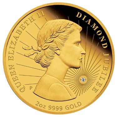 Her Majesty’s Diamond Jubilee in 2012 coin