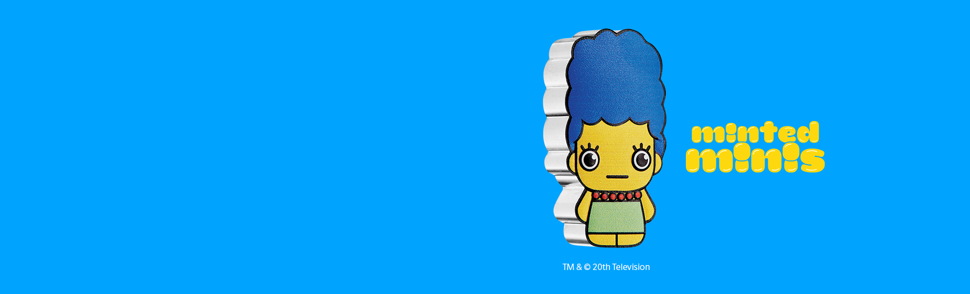 Marge Simpson 2022 1oz Silver Minted Mini