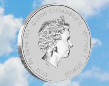 Obverse face of a Tuvalu coin