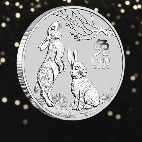2023 Lunar Rabbit silver bullion coin