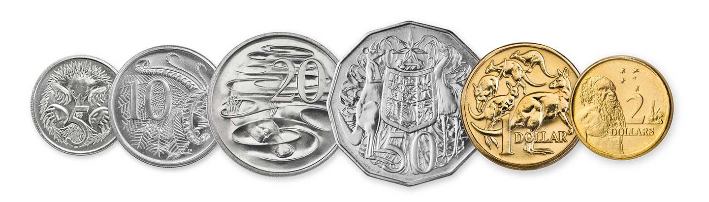 Non circulating legal tender Aus coins