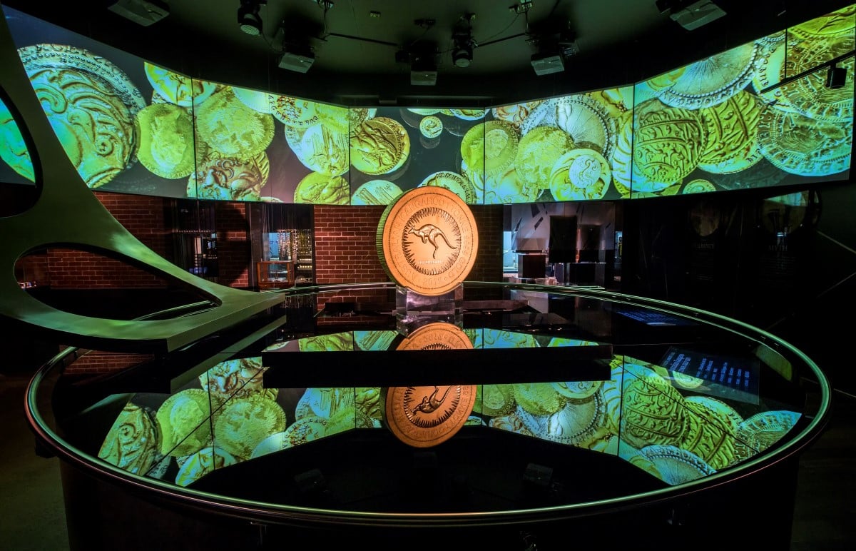 The Perth Mint's exhibition featuring the famous 1 tonne gold coin