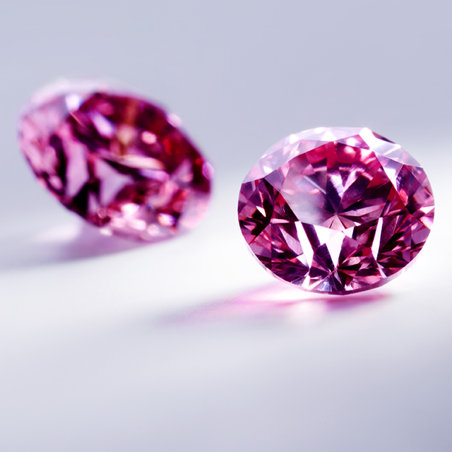 loose pink diamonds   the perth mint
