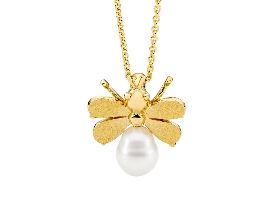 Allure Bumblebee Petite Pearl Pendant