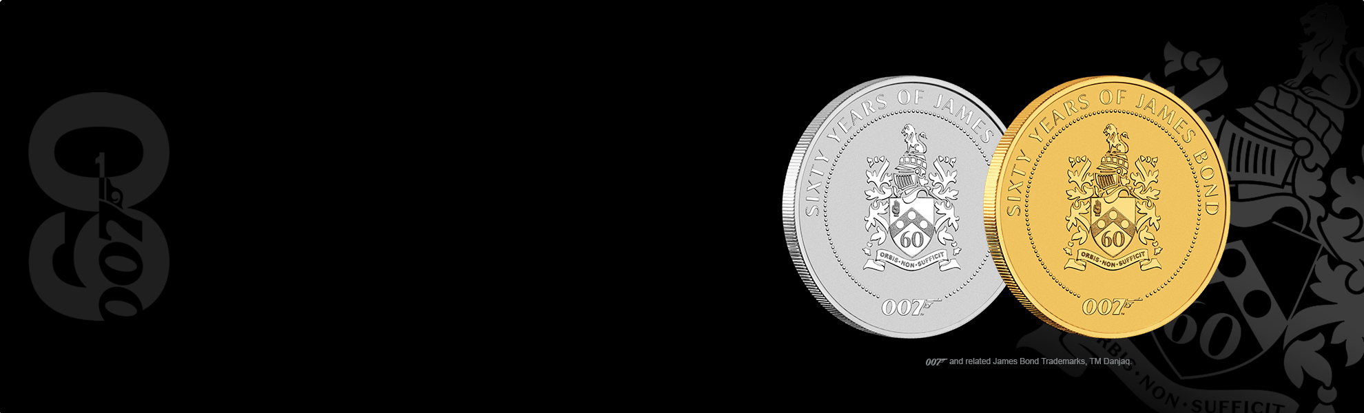 60 Years of Bond 2022 Family Crest 2022 1oz Gold Coin in Card