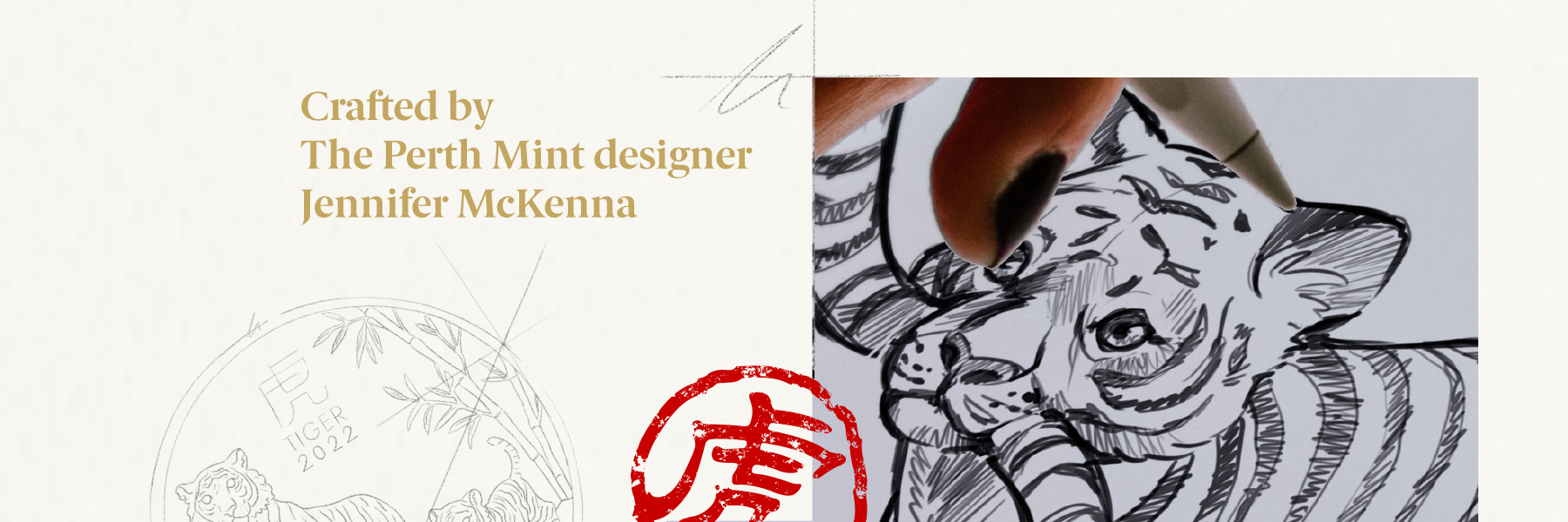 Design process banner final lunar coin tiger V2