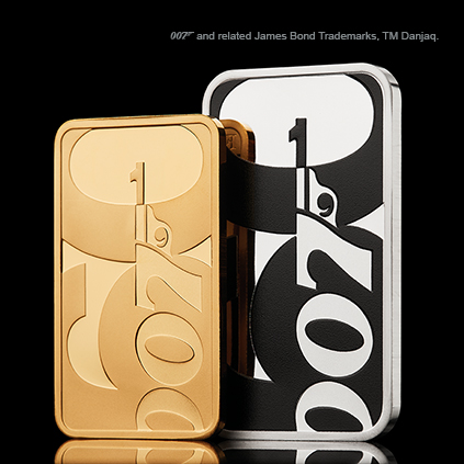60 Years of Bond 2022 Rectangular Coin