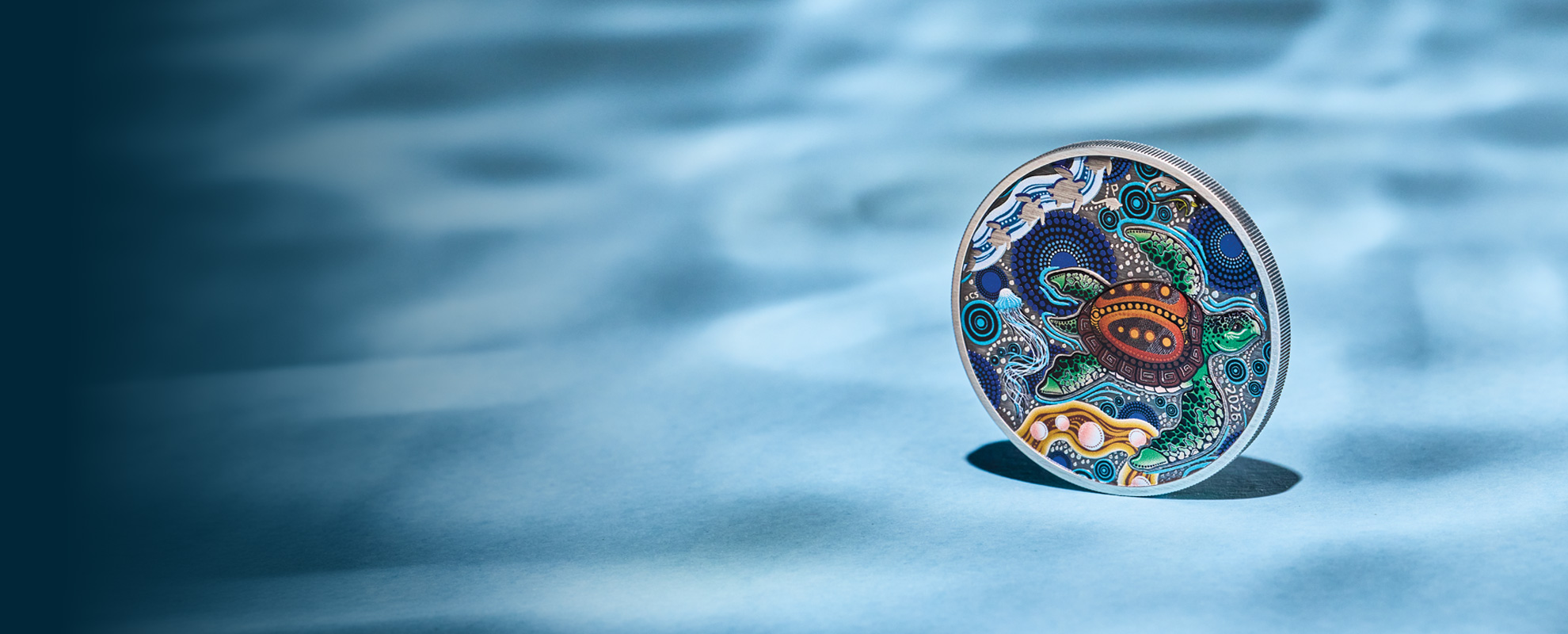 Turtle Yaunati 2026 2oz Silver Antiqued Coloured Coin