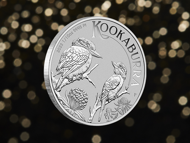 Australian Kookaburra 2023 110oz Platinum Bullion Coin The Perth Mint