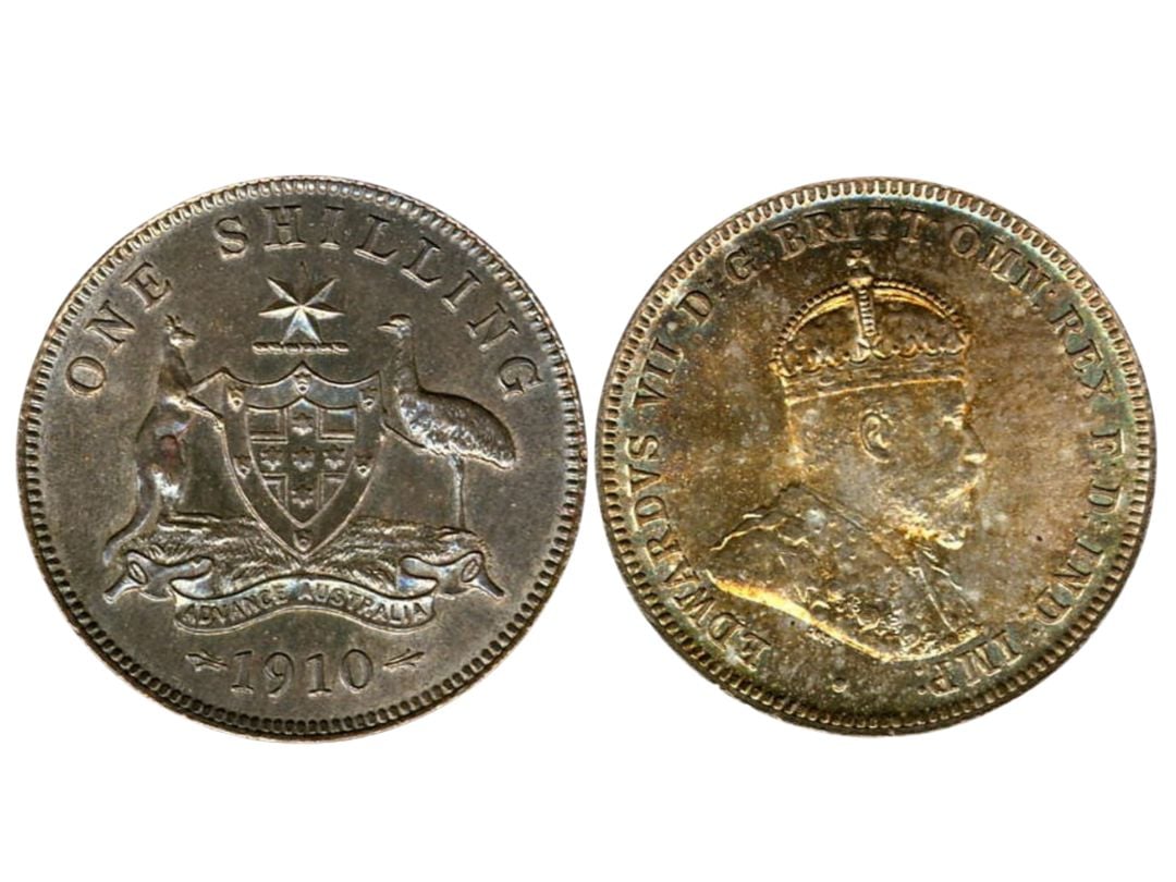 Silver shilling from Australia