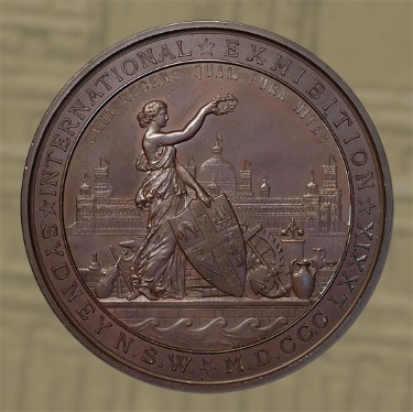 1879 exhibition medal