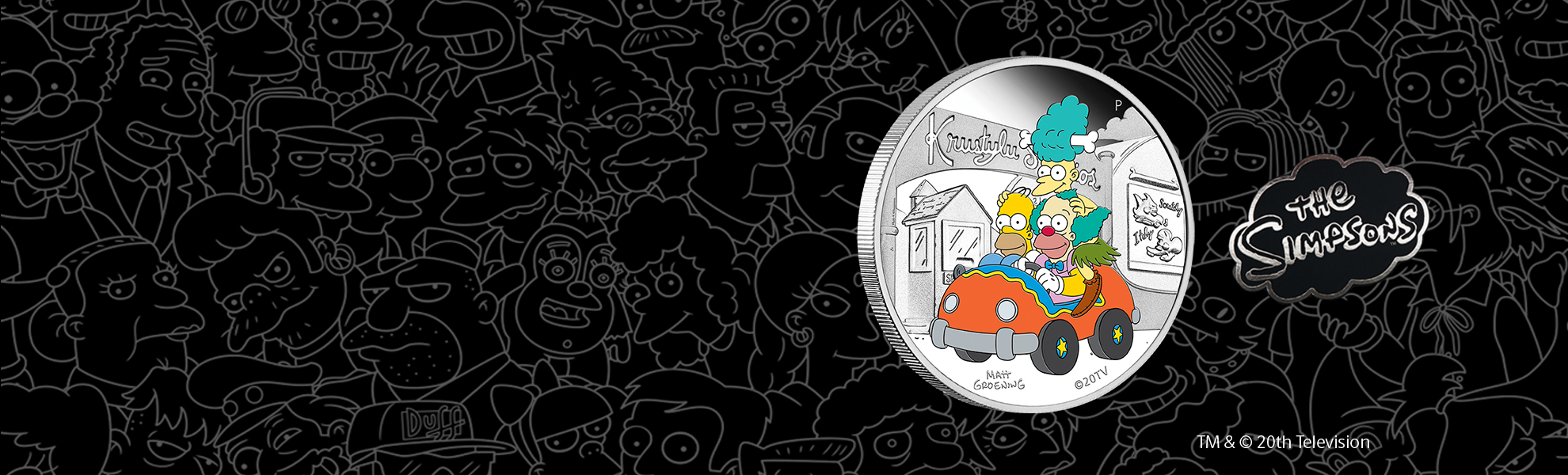 Krusty Lu 2022 1oz Silver Proof Coloured Coin