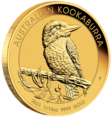 Australian Kookaburra 2020 1/10oz Gold Bullion Coin