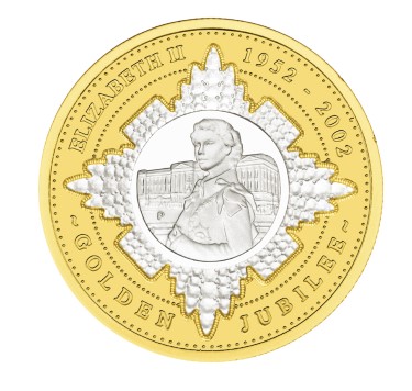 The Perth Mint | superb example of coin craftsmanship celebrating the Golden Jubilee of Accession