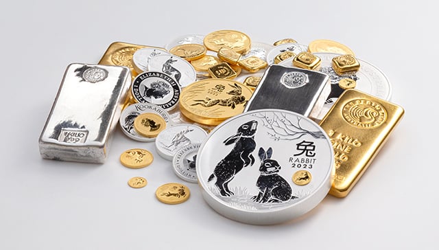Buy silver, gold and platinum bullion online