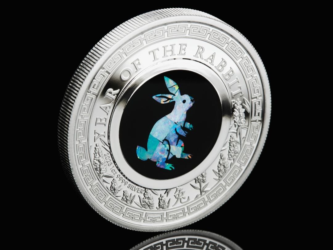 Year of the Rabbit coin from The Perth Mint