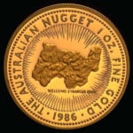 1986 nugget coin