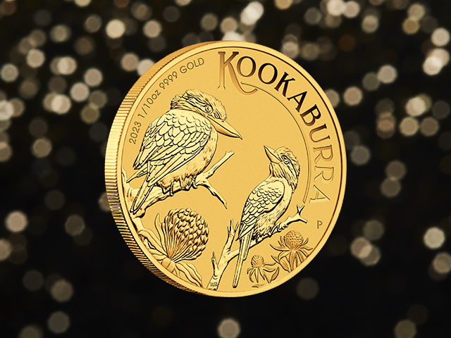 Australian Kookaburra 2023 110oz Gold Bullion Coin The Perth Mint