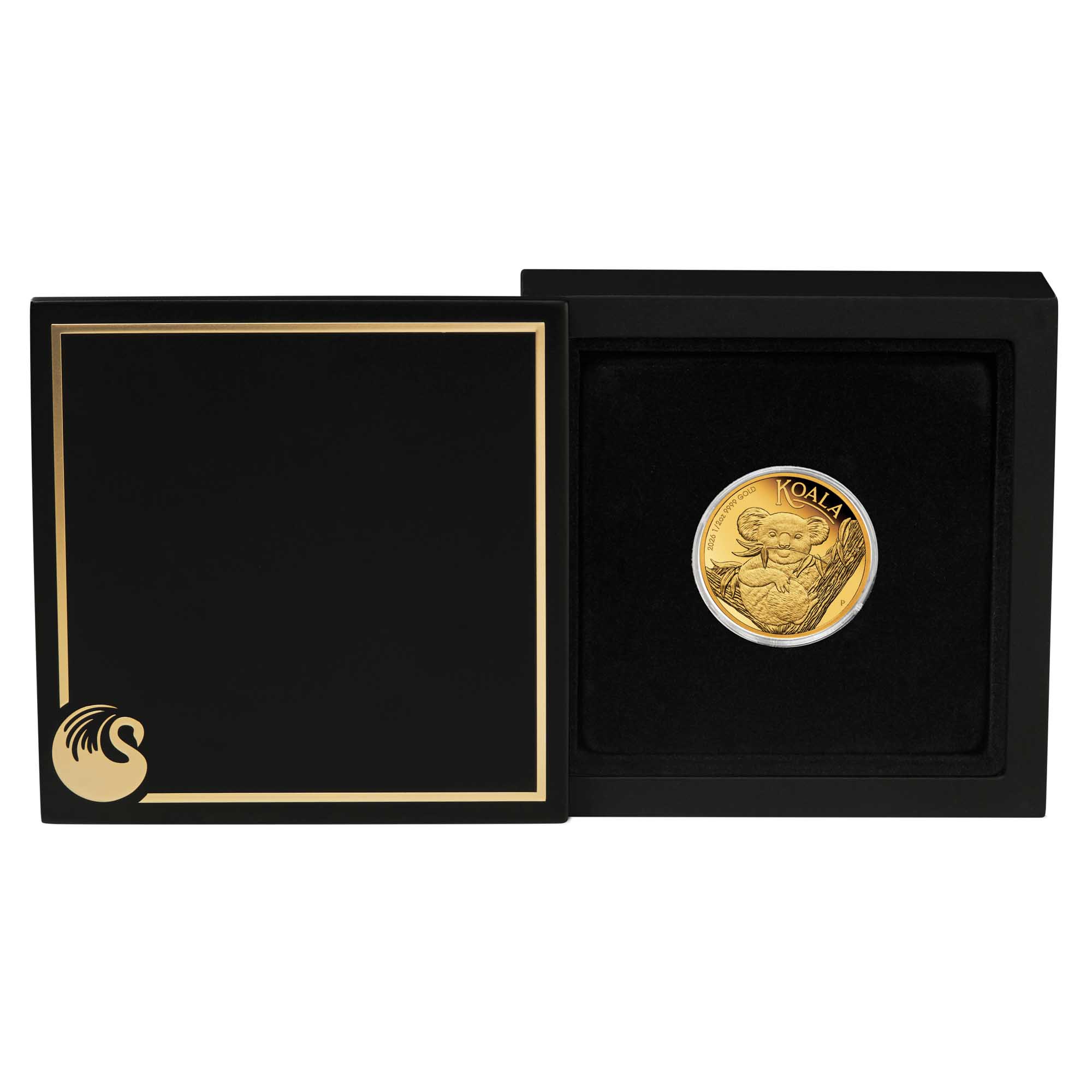 04 3799 Koala 2026 1 2oz Gold Proof Coin in case HR