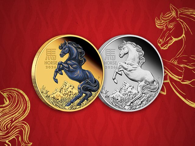 2026 Lunar Year of the Horse gold and platinum coins - The Perth Mint