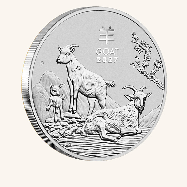 WEB Lunar Year of the Goat product range silver bullion coin