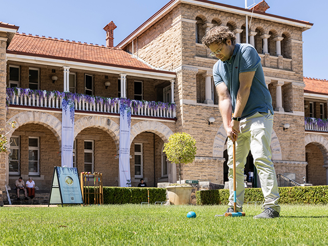 Bridgerton croquet game   Visit The Perth Mint