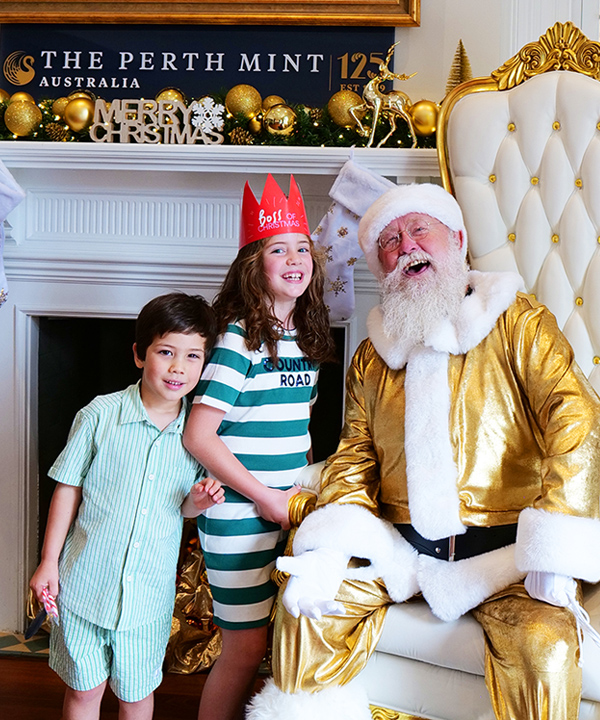 The Perth Mint Gold Santa 2024 V2