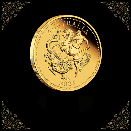 Christmas 2025 collector coins - historical coins and sovereign at The Perth Mint