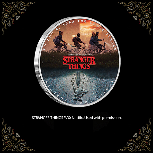 Christmas 2025 collector coins - pop culture Stranger Things coins at The Perth Mint