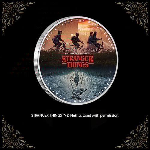 Christmas 2025 collector coins - pop culture Stranger Things coins at The Perth Mint