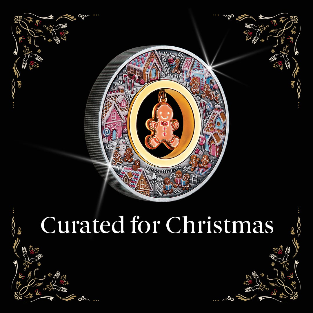 Gingerbread Man coin - The Perth Mint Christmas gift guide 2026 Australia 