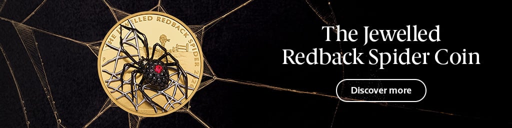 Shop The Jewelled Redback Spider coin - The Perth Mint