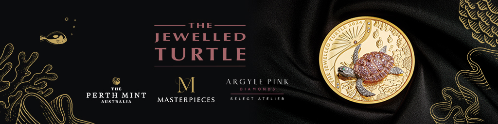 Jewelled Turtle - The Perth Mint innovative coin