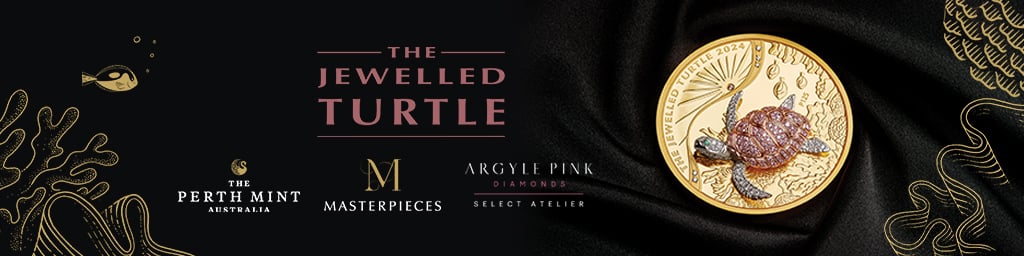 Jewelled Turtle - The Perth Mint innovative coin