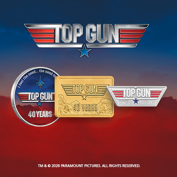 Shop Top Gun collectable coins October 2026 - The Perth Mint