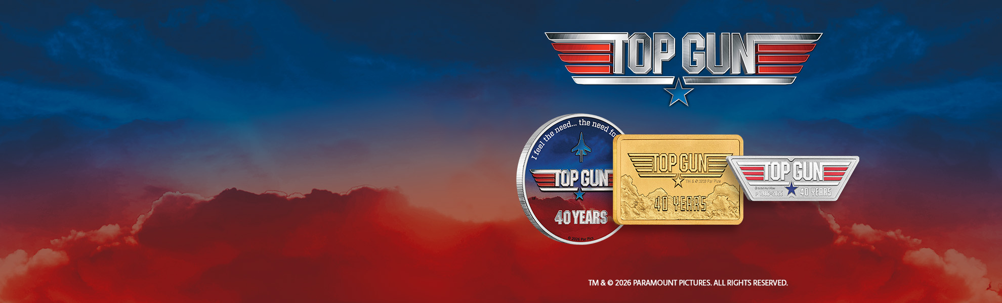 Shop Top Gun collectable gold and silver coins October 2026 - The Perth Mint