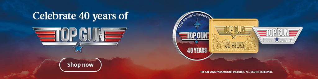 The Perth Mint - Shop Top Gun collectable gold and silver coins October 2026