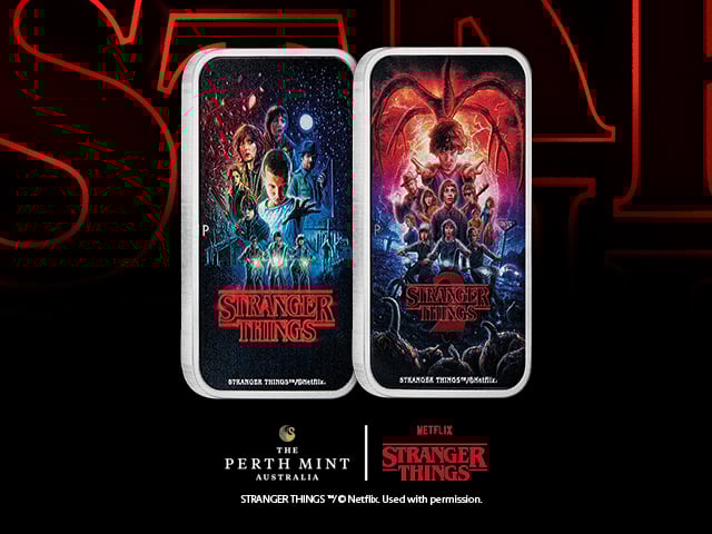 Shop Stranger Things coins - The Perth Mint pop culture coins 640x480