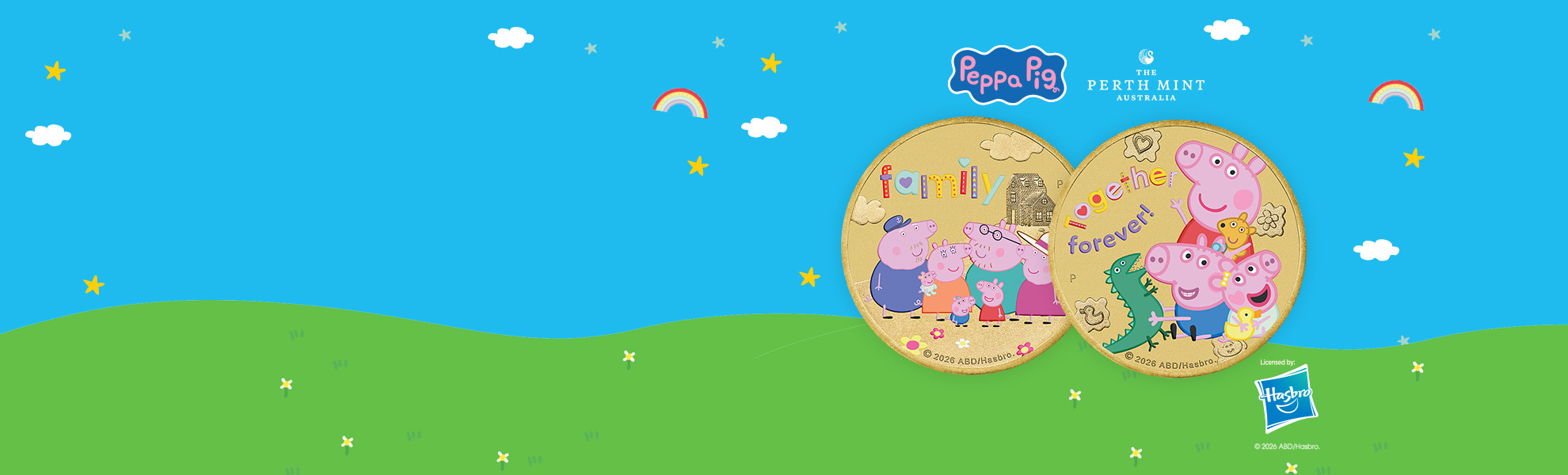 Peppa Pig new collector coins - Shop kids gifts at The Perth Mint