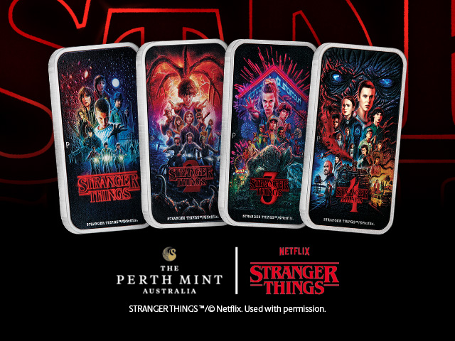 Stranger Things movie poster silver coins 2026 - Shop at The Perth Mint