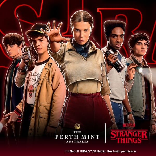 Stranger Things coins - The Perth Mint
