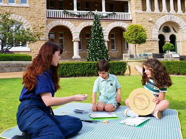 Christmas kids activities - Become a coin designer at The Perth Mint