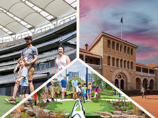East Perth trio tour packages - Visit Optus Stadium, The Perth Mint and mini golf