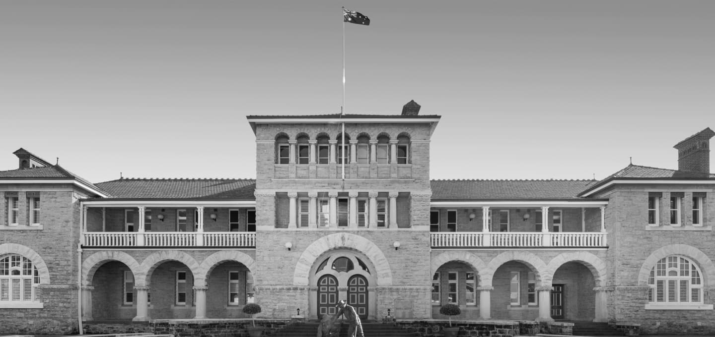Panoramic of The Perth Mint building.
