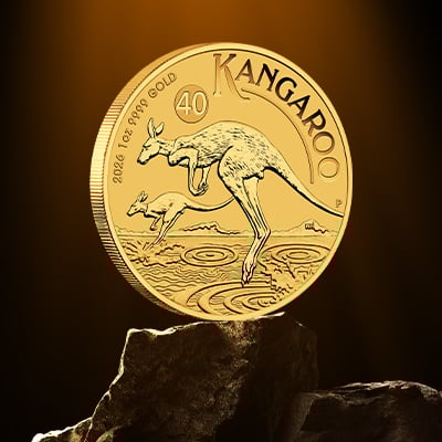 400x400 Australian Kangaroo 2026 1oz gold coin