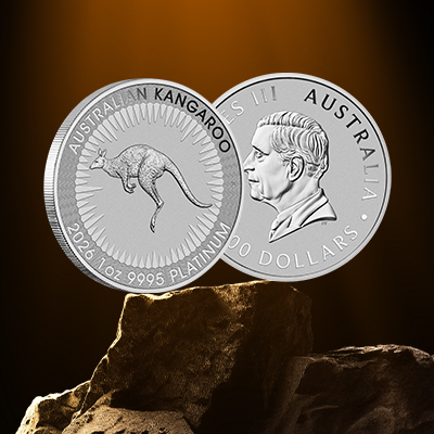 400x400 Australian Kangaroo 2026 1oz platinum coin