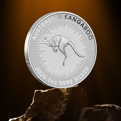 400x400 Australian Kangaroo 2026 1oz silver coin