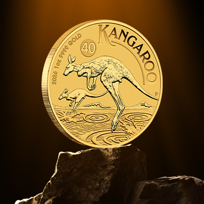 400x400 Australian Kangaroo 2026 1oz gold coin