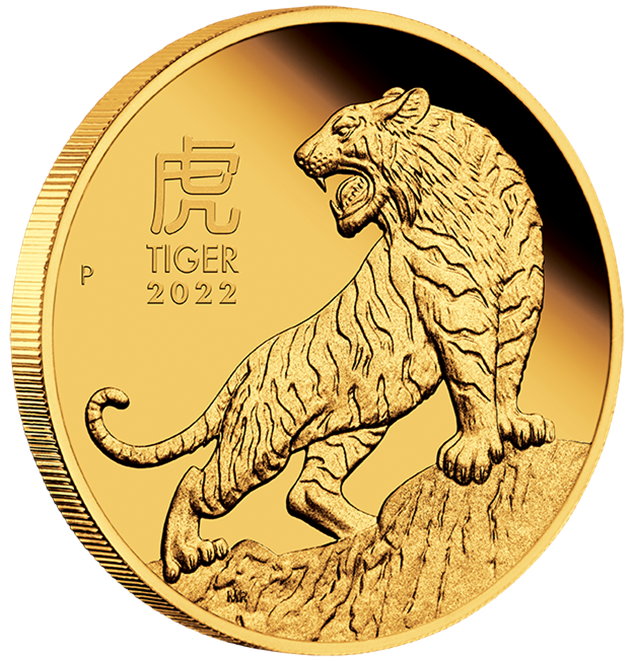 2022 Year of the Tiger 1/4oz Gold Proof Coin