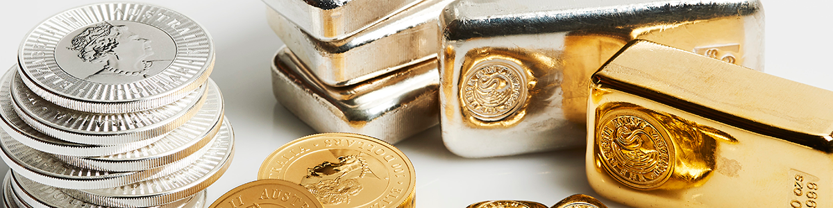 Gold and silver bullion coins and bars at The Perth Mint.